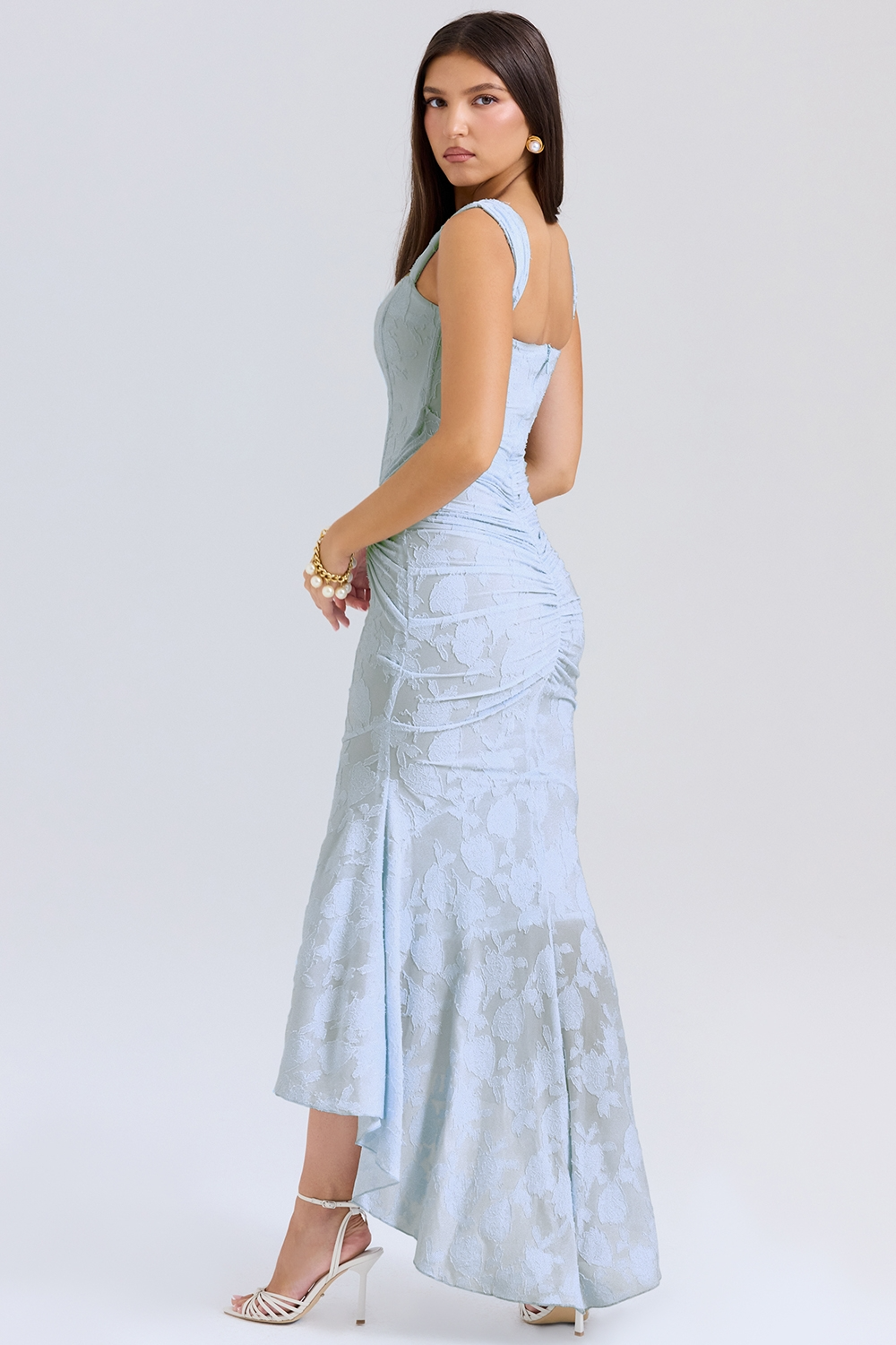 Valérinne Carisia Lace Midi Dress