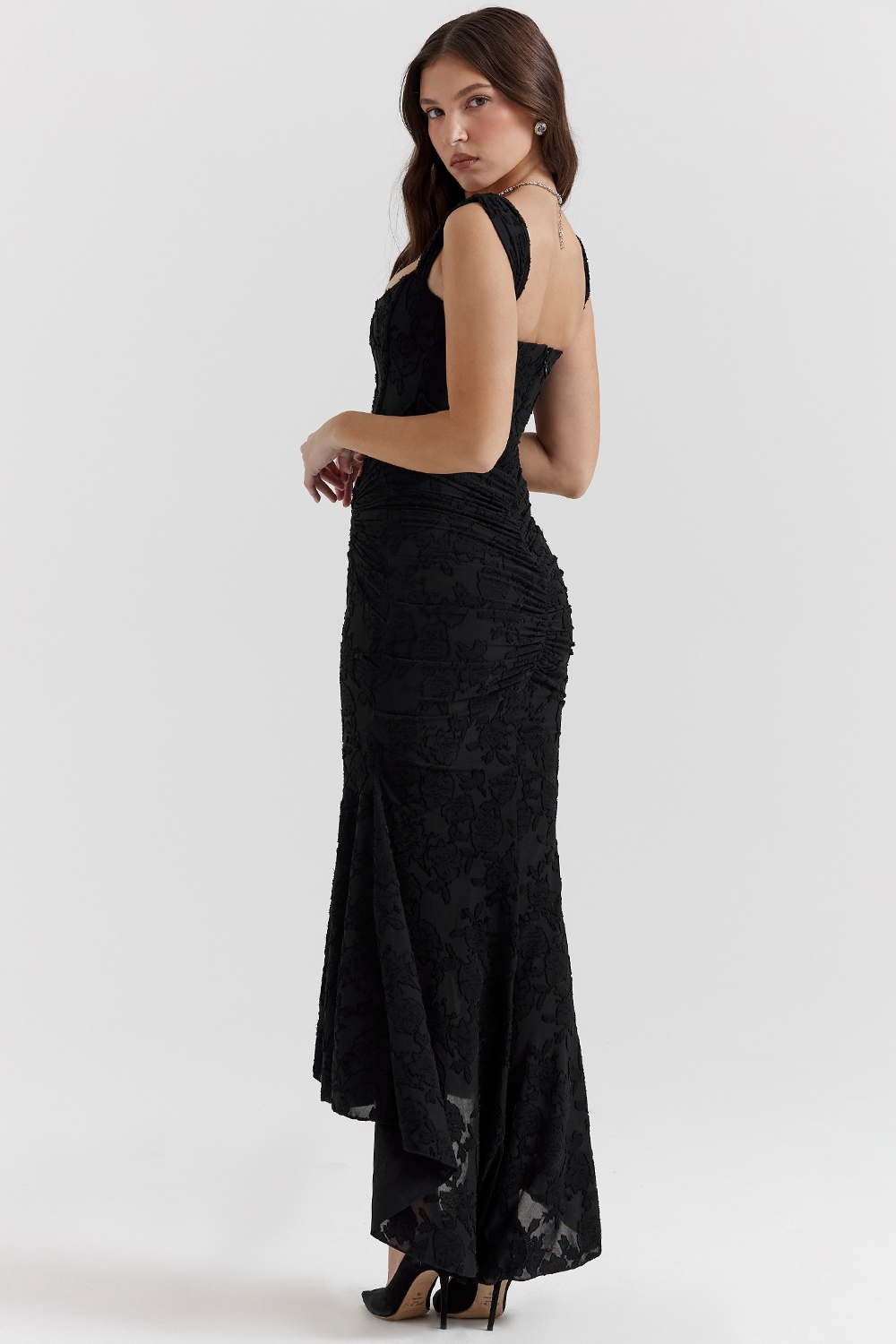 Valérinne Carisia Lace Midi Dress