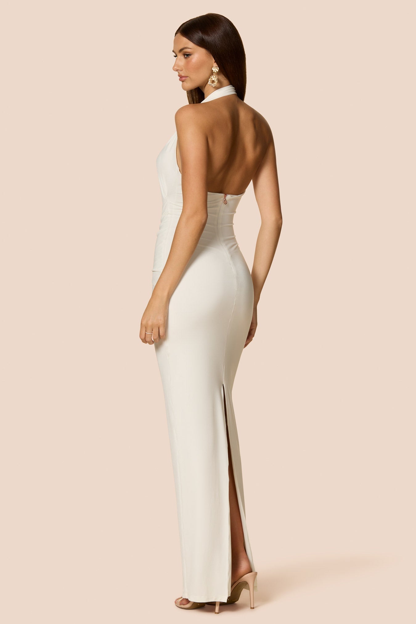 Valérinne Leonie Halter Maxi Dress