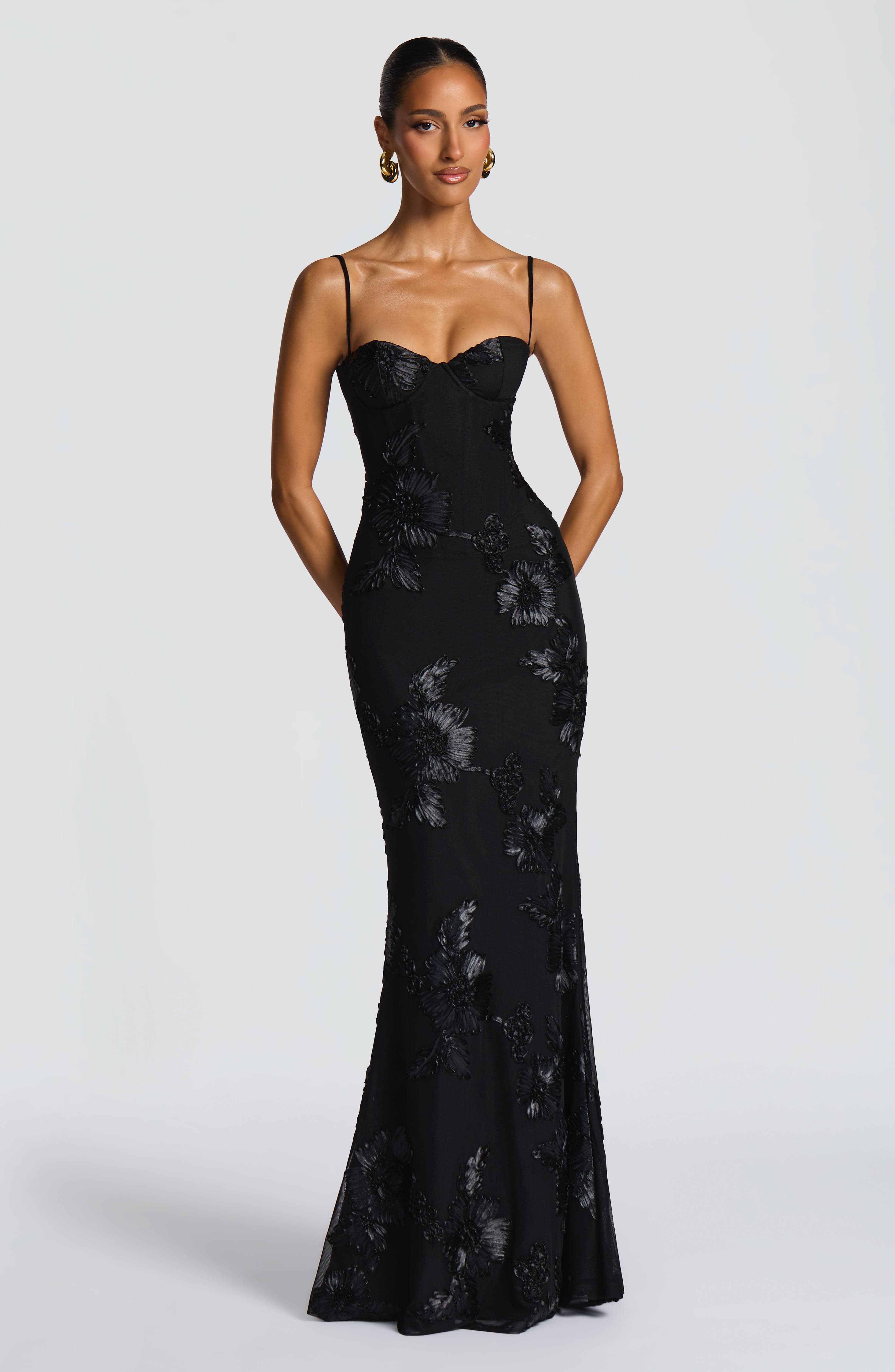 Valérinne Nefertiti Corset Maxi Dress