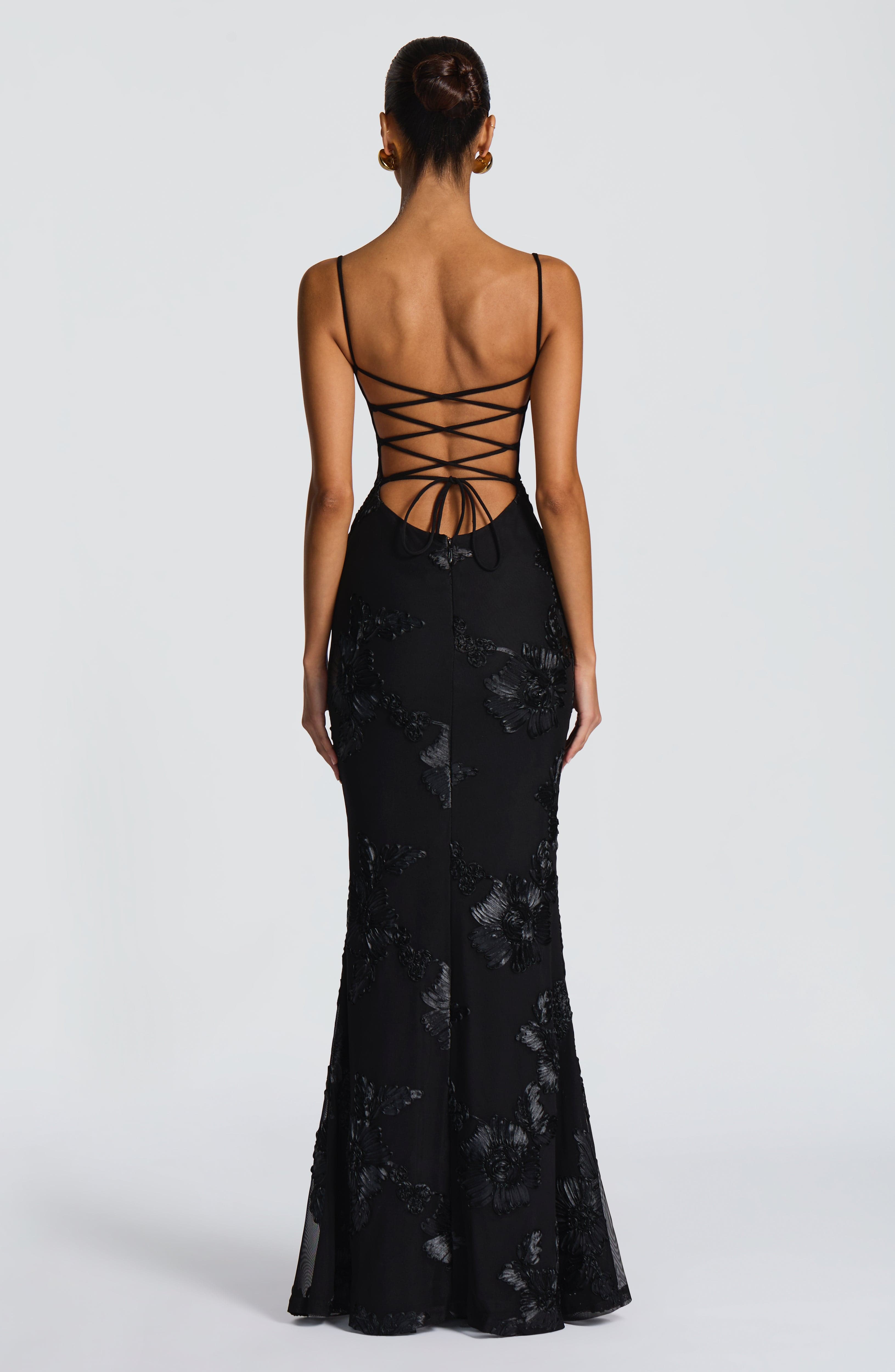 Valérinne Nefertiti Corset Maxi Dress