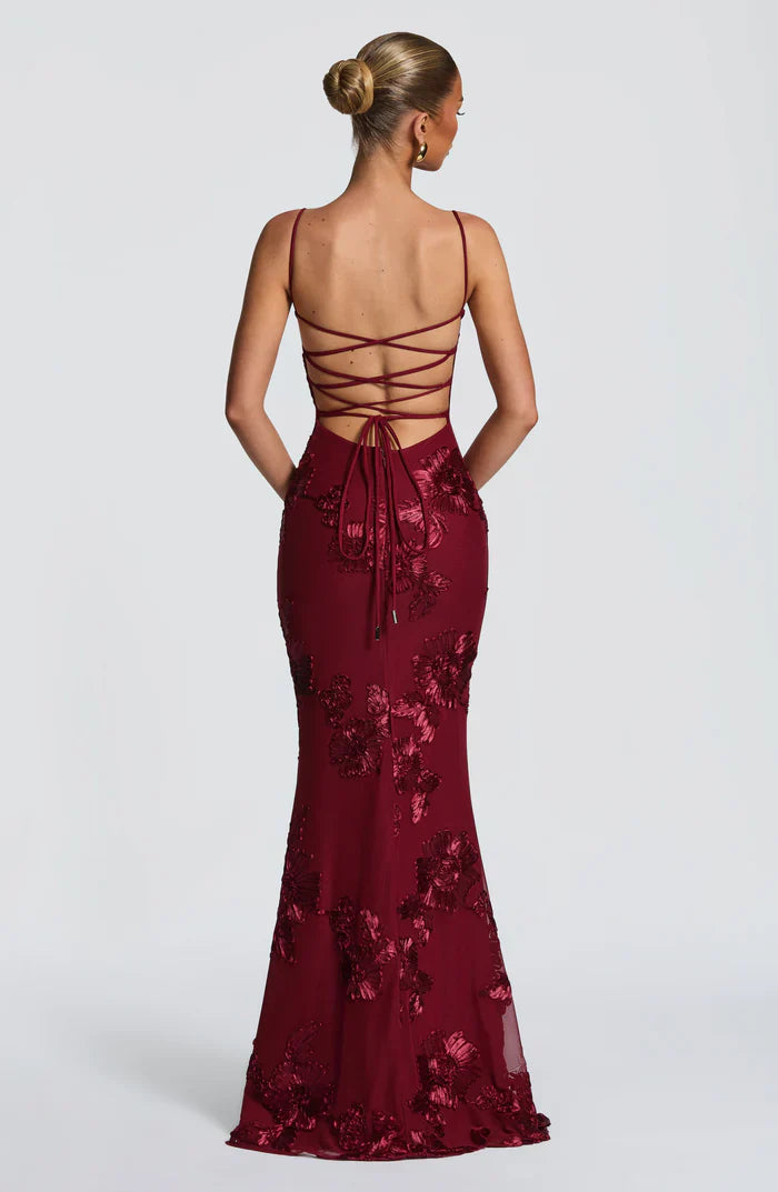 Valérinne Nefertiti Corset Maxi Dress