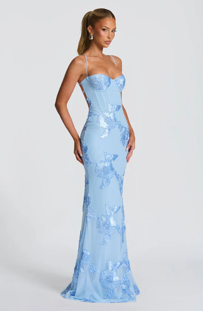Valérinne Nefertiti Corset Maxi Dress