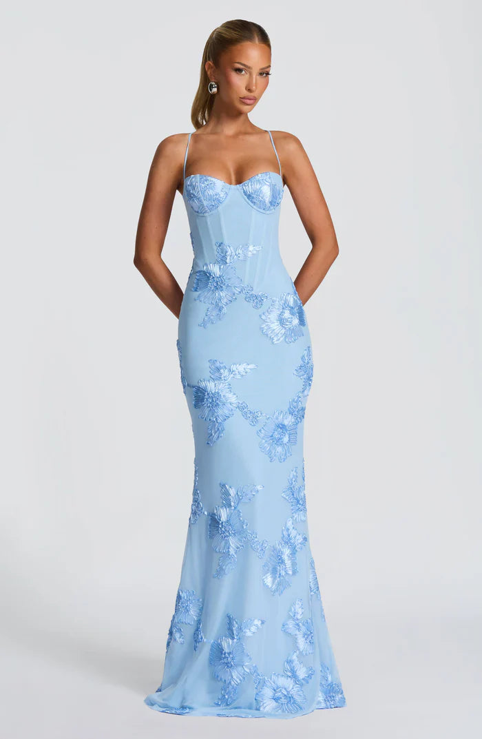 Valérinne Nefertiti Corset Maxi Dress