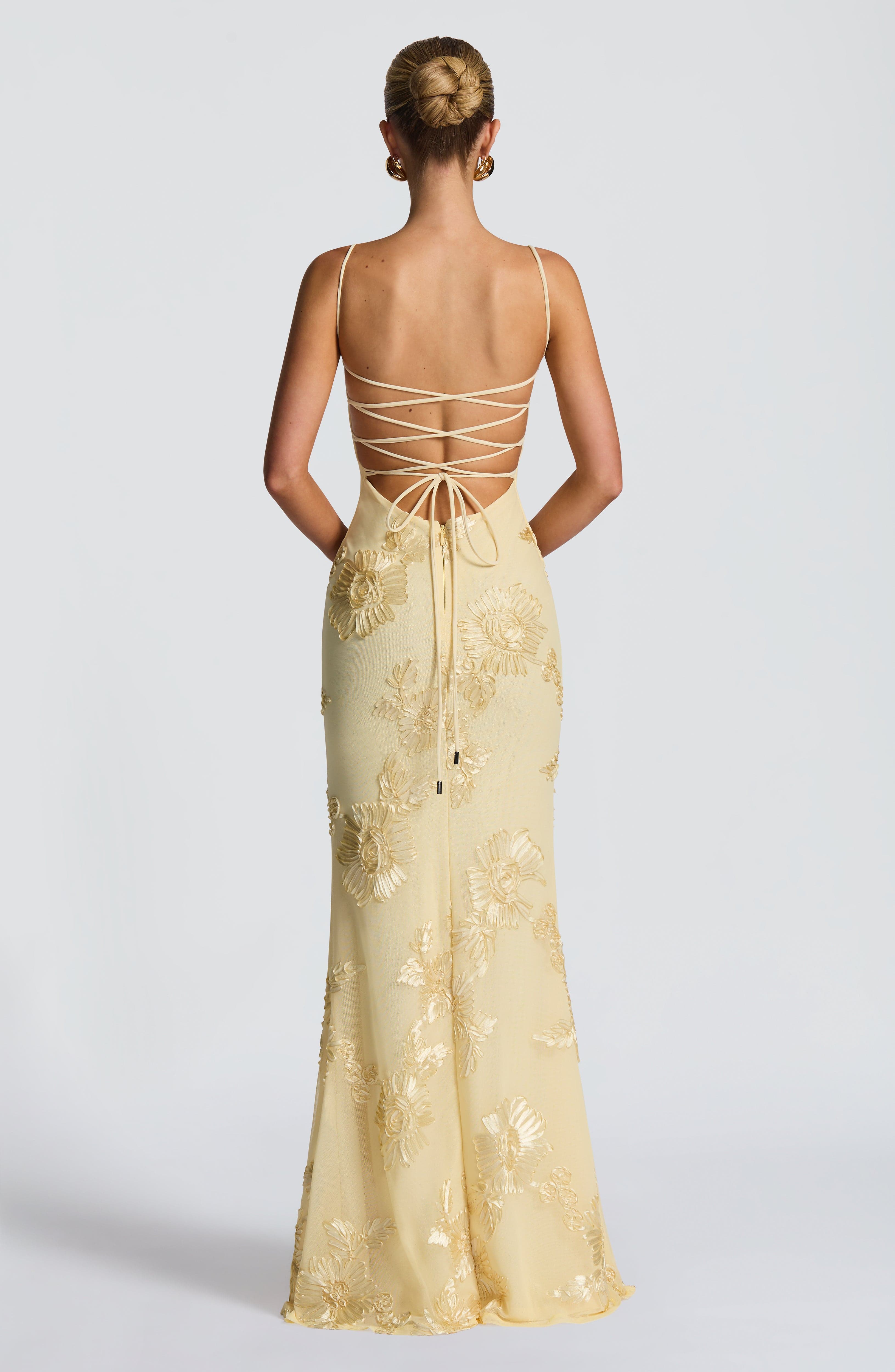 Valérinne Nefertiti Corset Maxi Dress