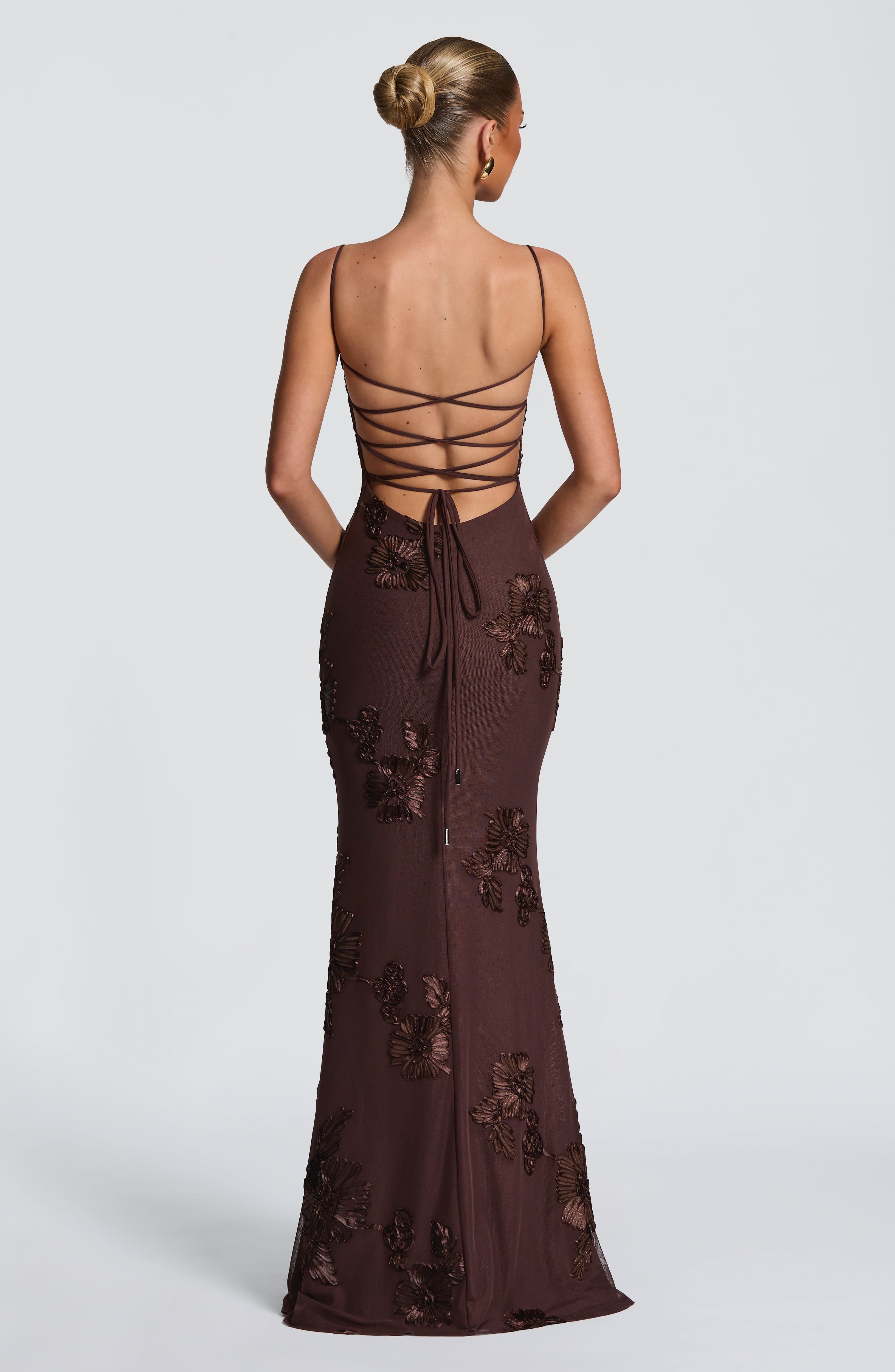 Valérinne Nefertiti Corset Maxi Dress