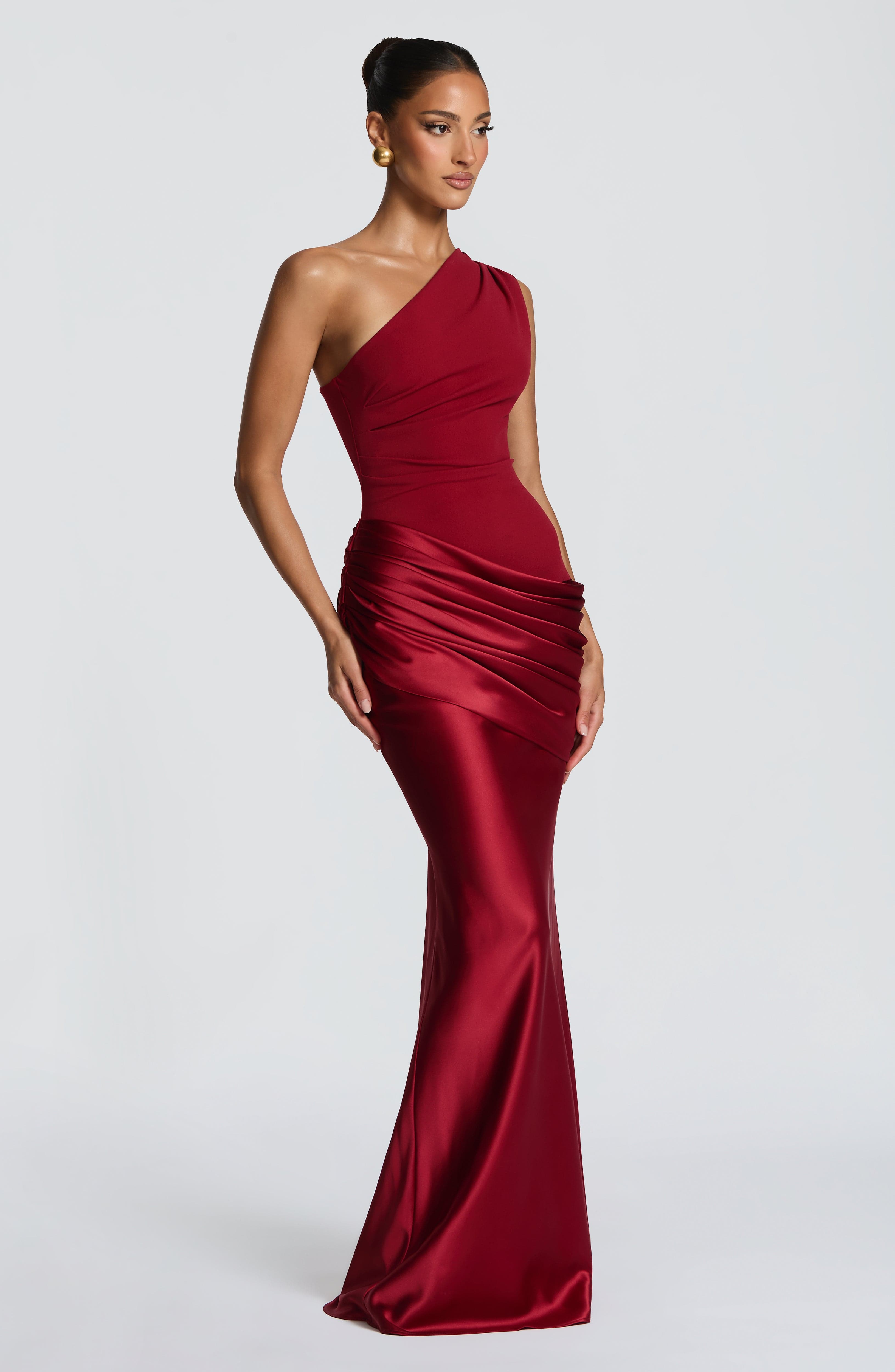 Valérinne Sadona Asymmetric Maxi Dress