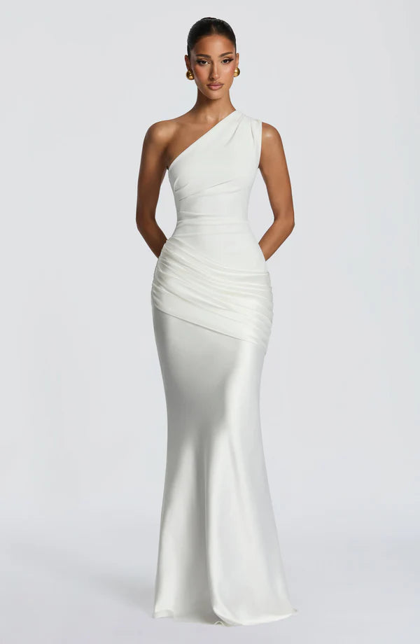 Valérinne Sadona Asymmetric Maxi Dress
