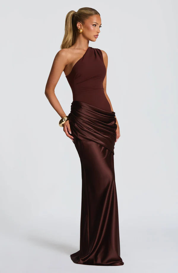 Valérinne Sadona Asymmetric Maxi Dress