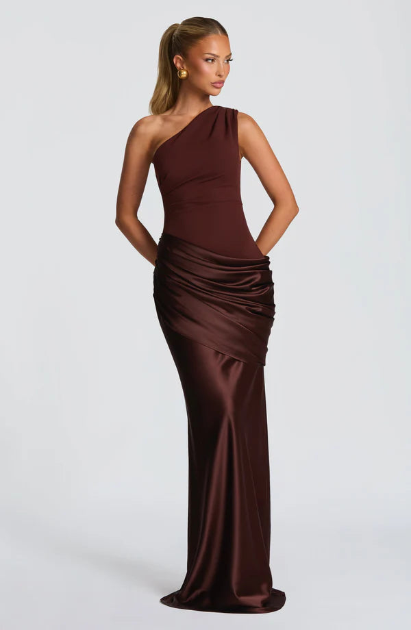 Valérinne Sadona Asymmetric Maxi Dress