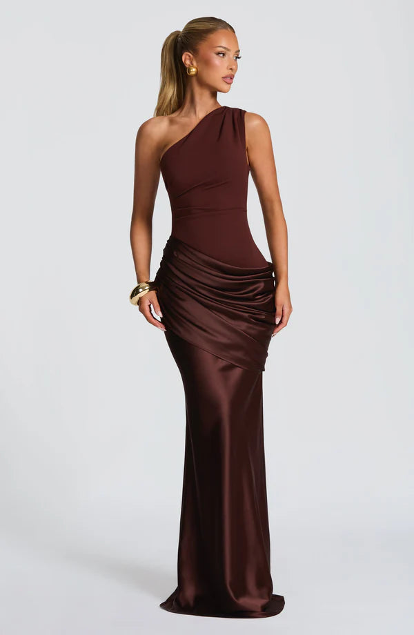 Valérinne Sadona Asymmetric Maxi Dress