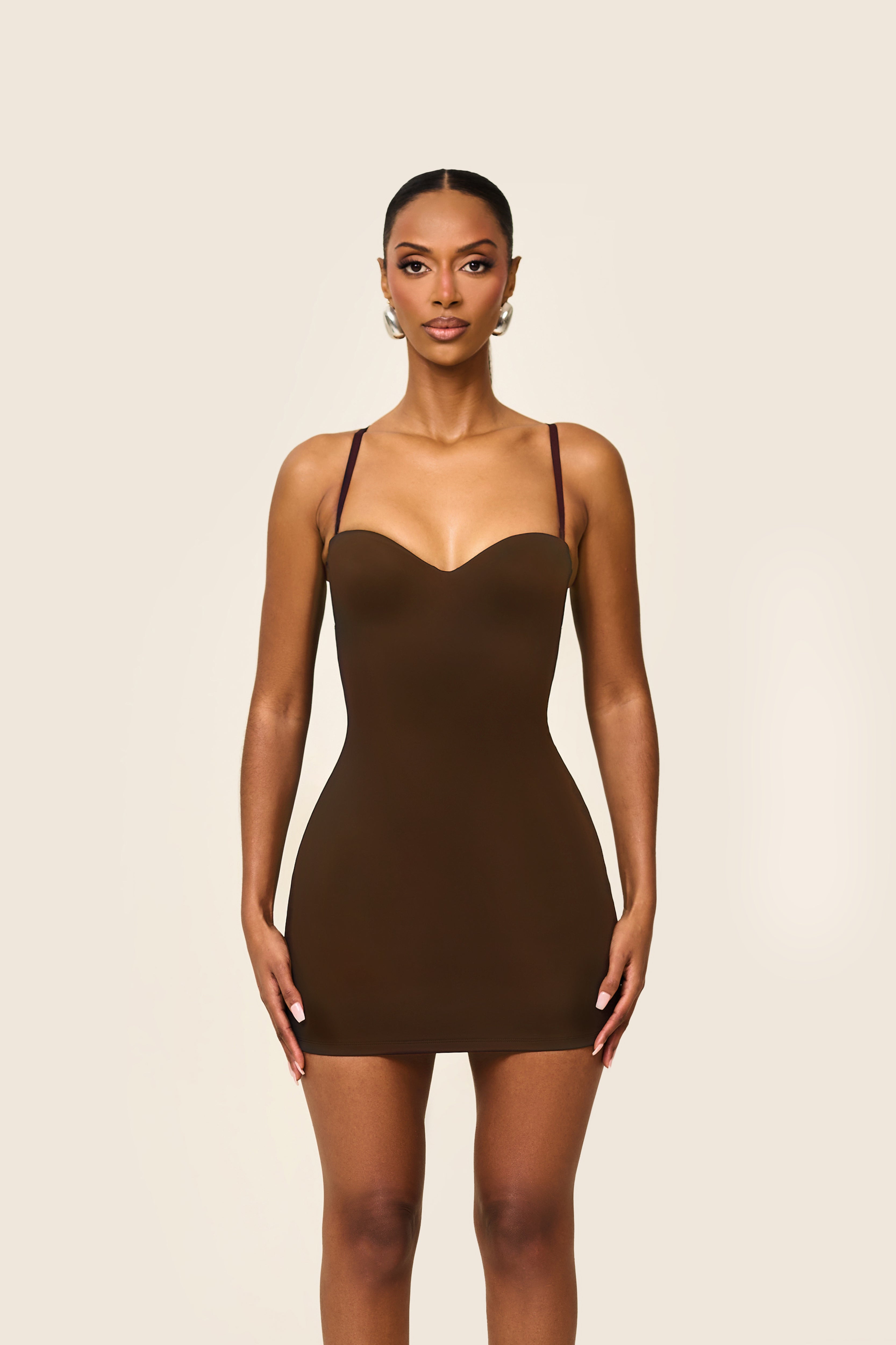 Valérinne Sweetheart Sculpt Mini Dress