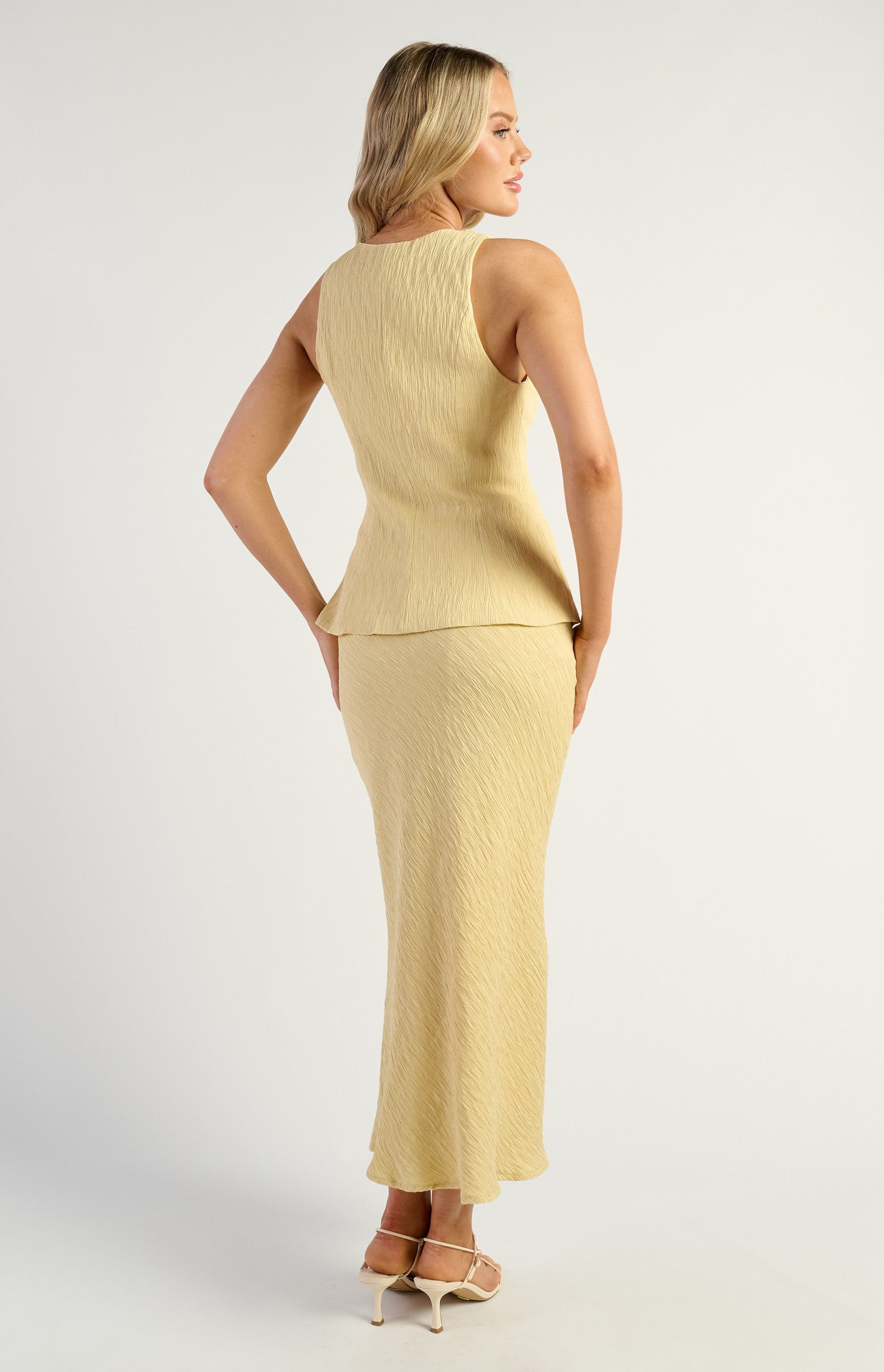 Valérinne Cartia Textured Midi Set