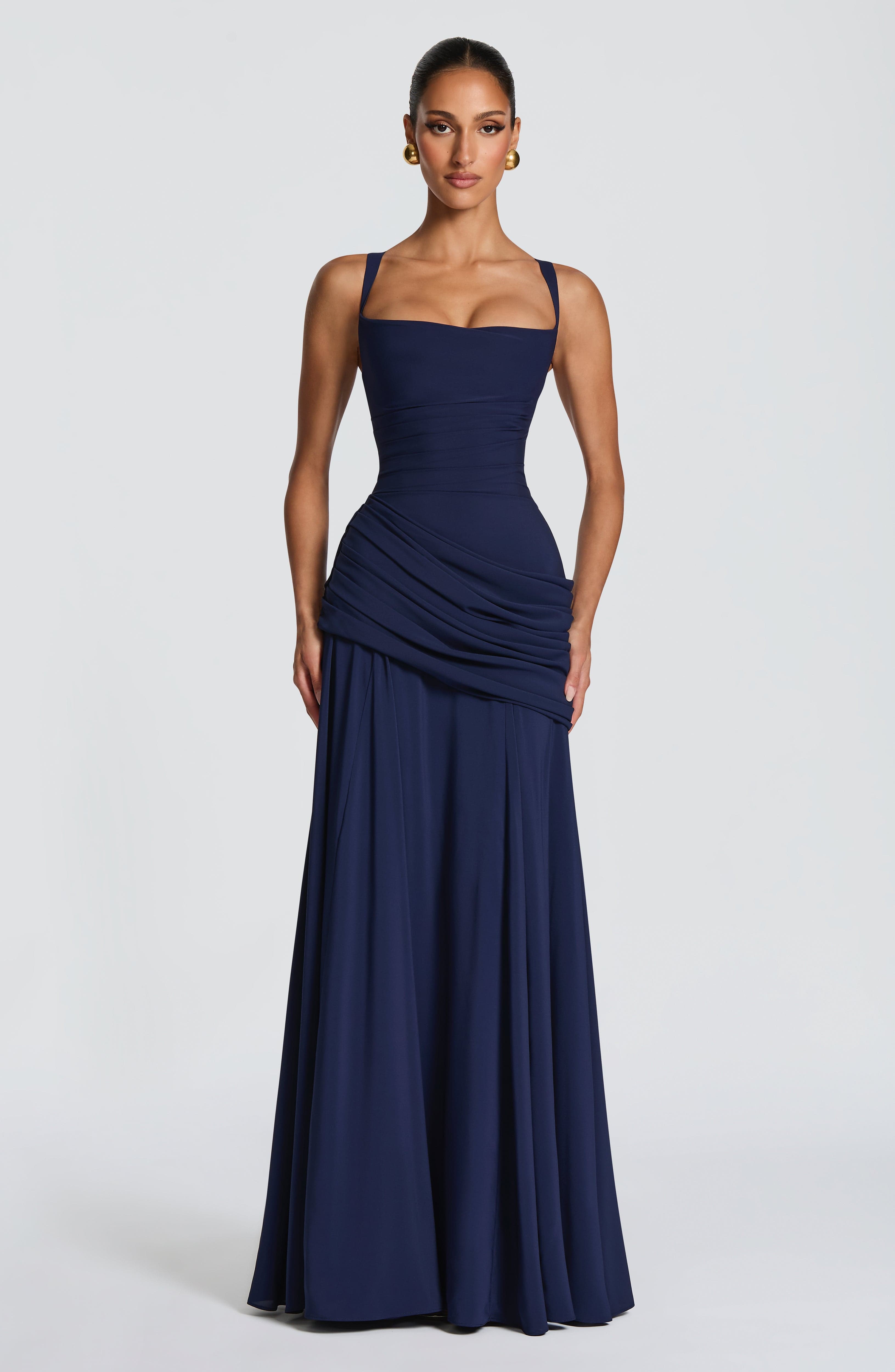 Valérinne Sura Chiffon Maxi Dress