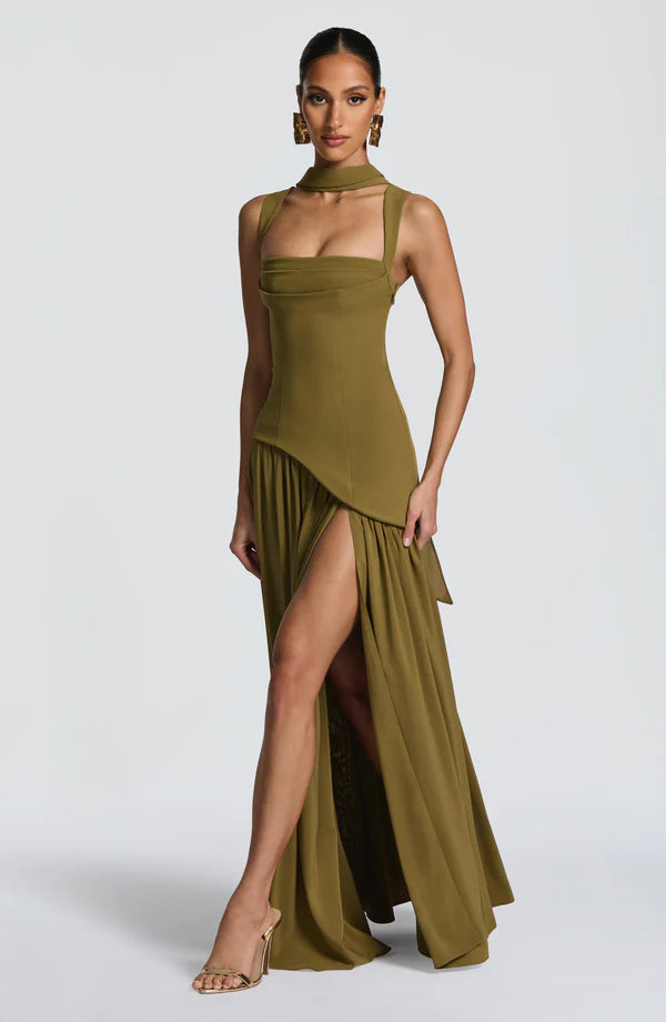 Valérinne Tullulah Corset Maxi Dress