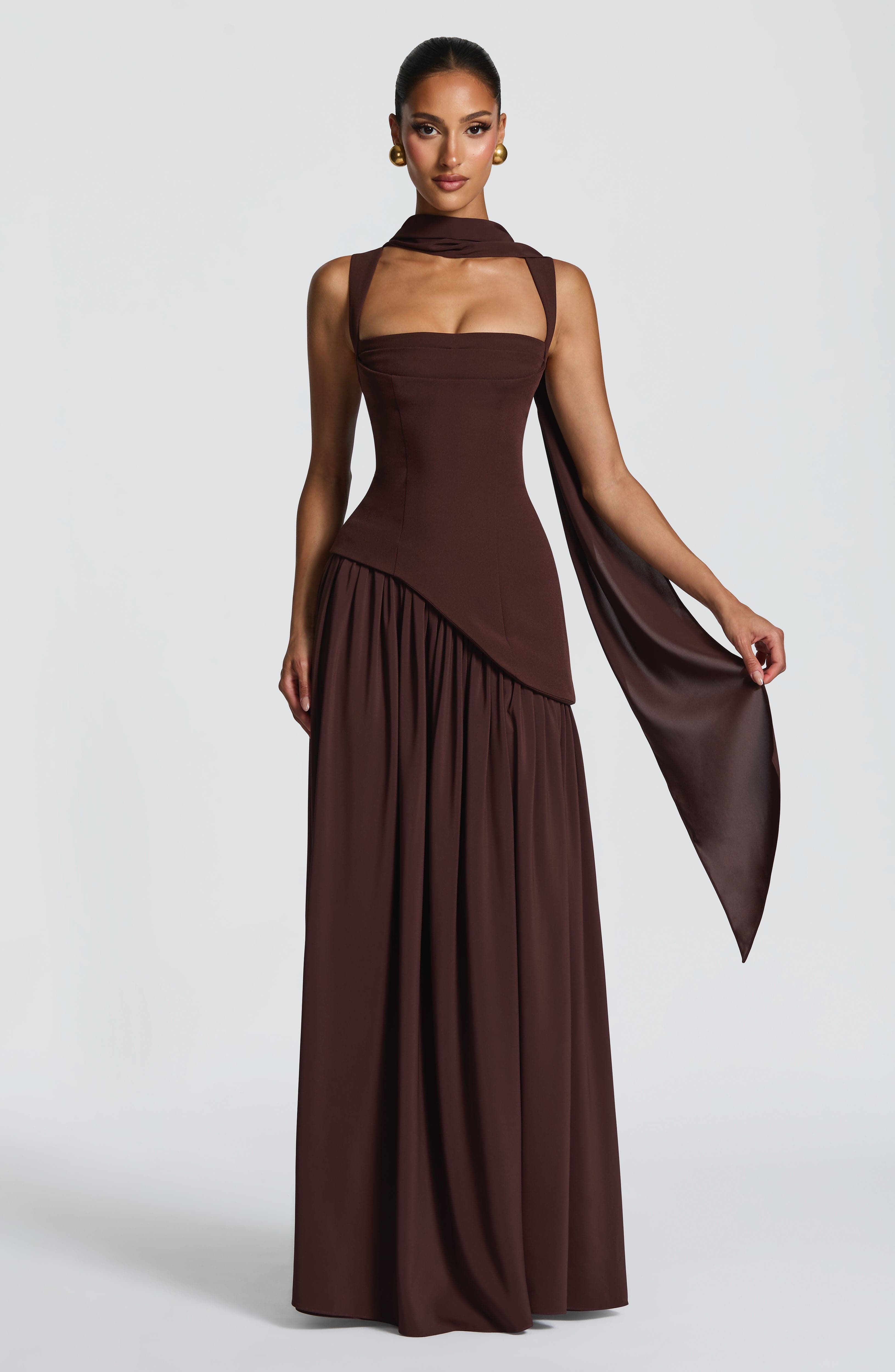Valérinne Tullulah Corset Maxi Dress