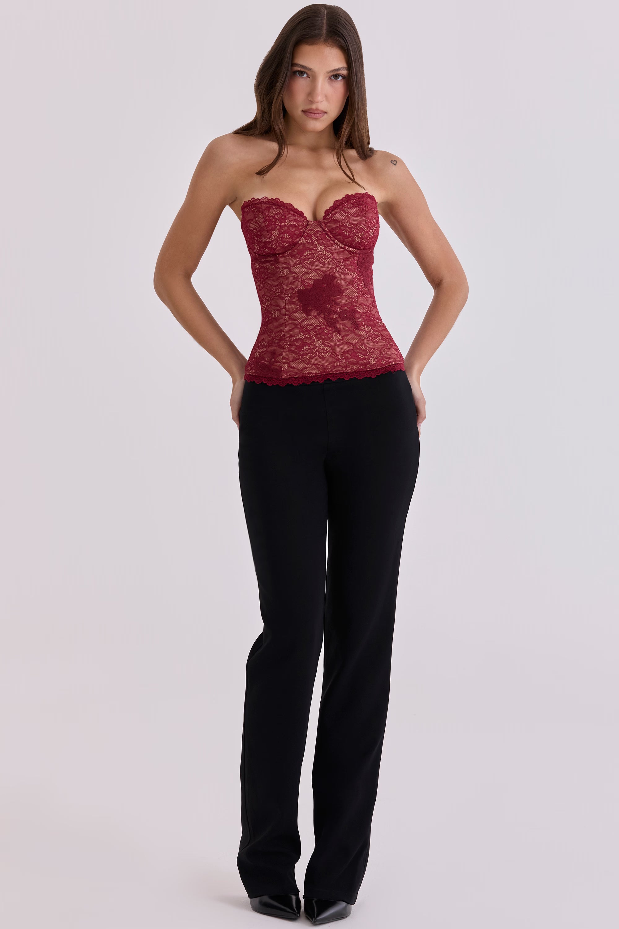 Valérinne Yara Lace Corset Top